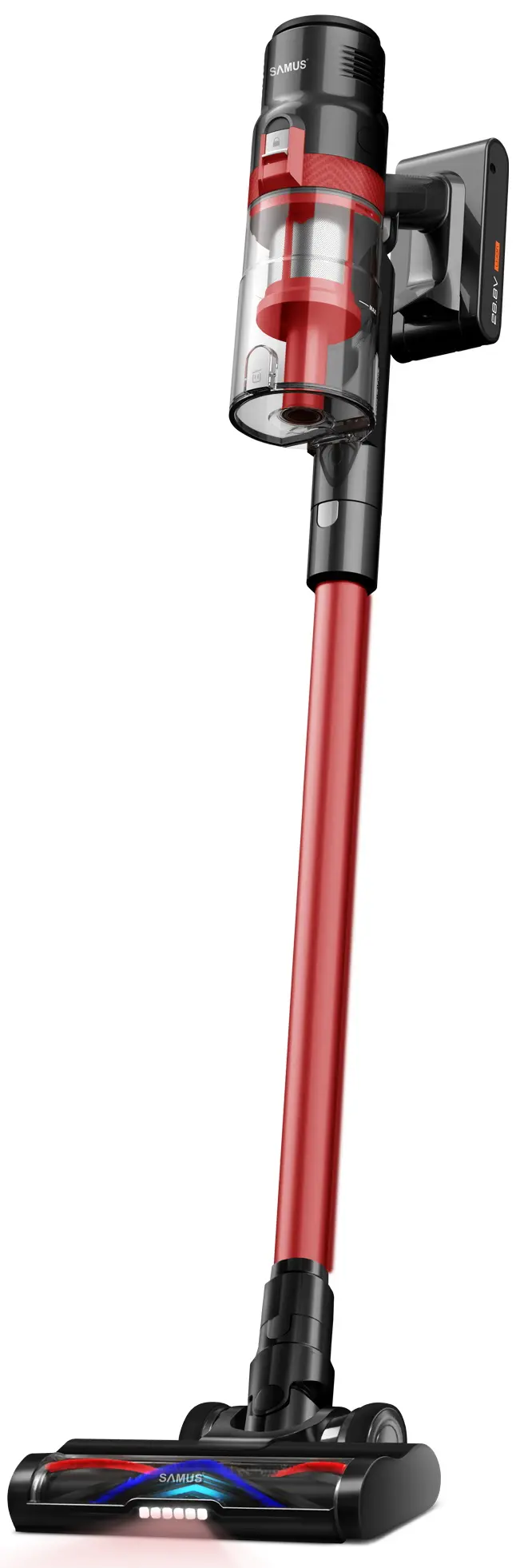 Вертикальный пылесос Samus Hurricane 2 (Red/Black) - 2