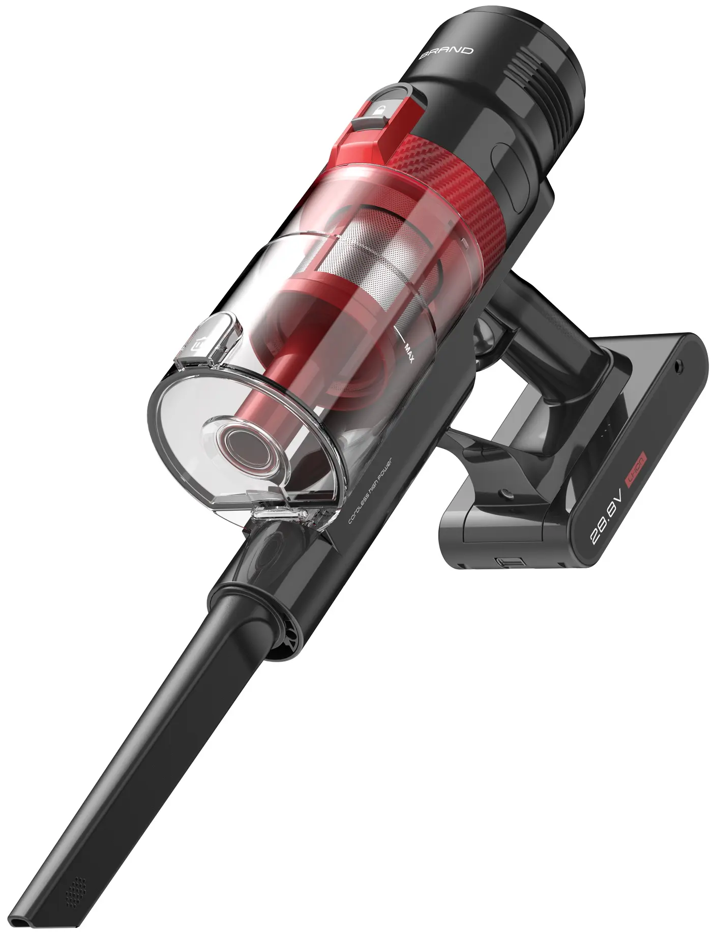 Вертикальный пылесос Samus Hurricane 2 (Red/Black) - 4