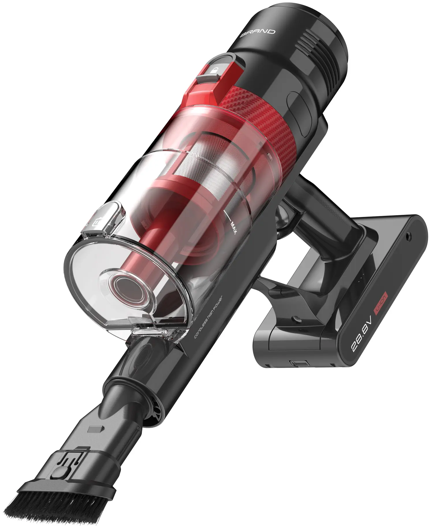 Вертикальный пылесос Samus Hurricane 2 (Red/Black) - 5