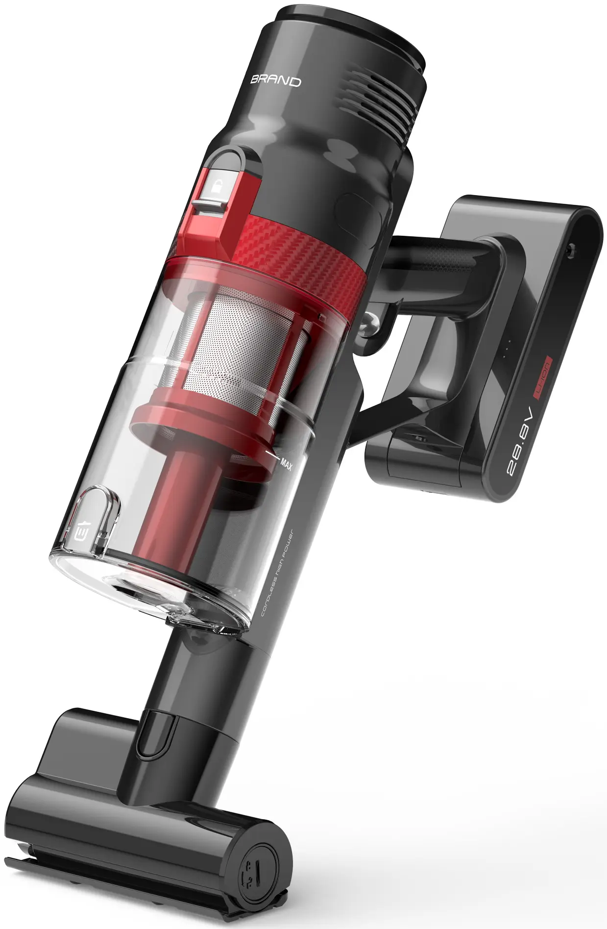 Вертикальный пылесос Samus Hurricane 2 (Red/Black) - 6