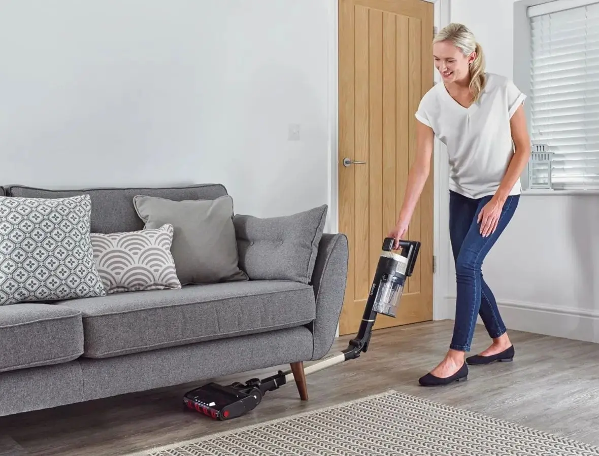 Вертикальный пылесос Shark IZ400EUT (Black/Beige)