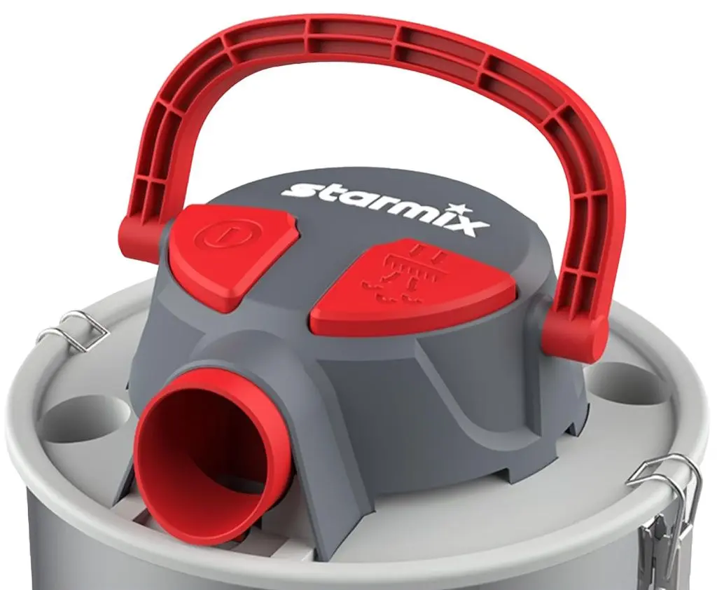 Aspirator cu acumulator pentru cenușă Starmix AV P-15 Set (Grey/Red)