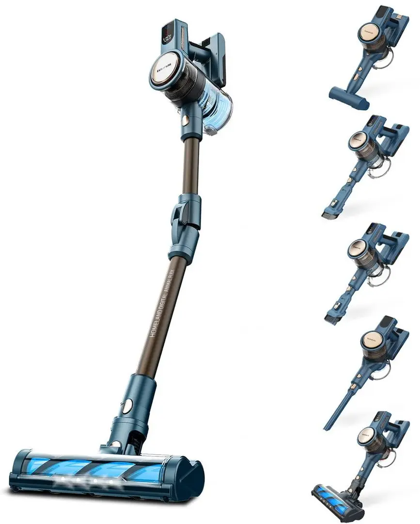 Вертикальный пылесос Taurus Homeland Digital Animal Flex (Blue/Gold) - 3