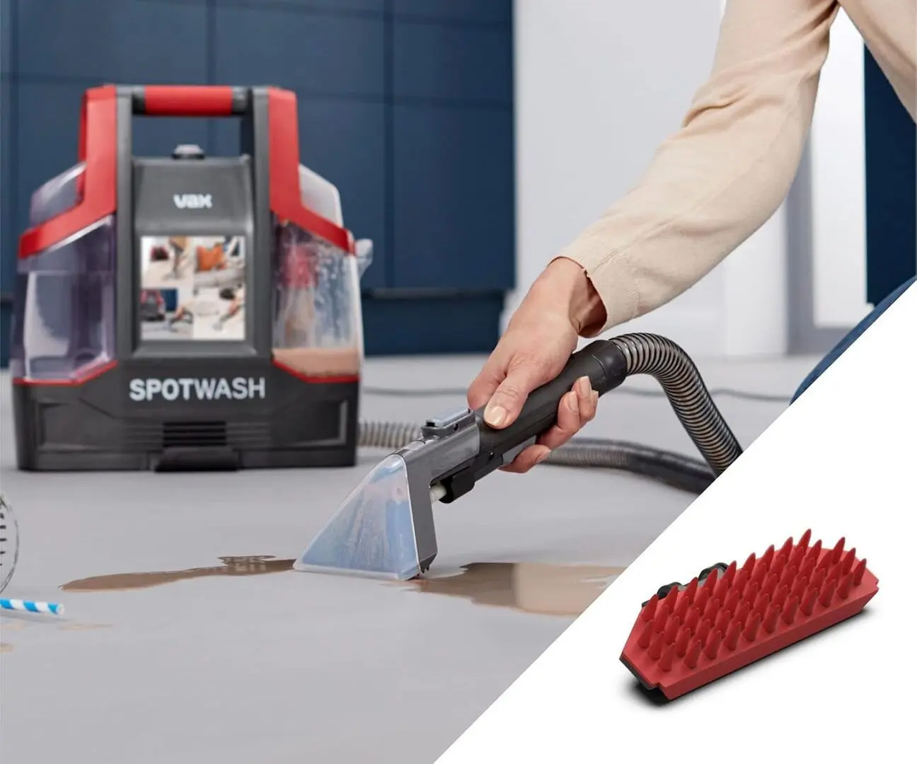 Aspirator cu spalare Vax Spotwash CDCW-CSXS (Red/Grey)