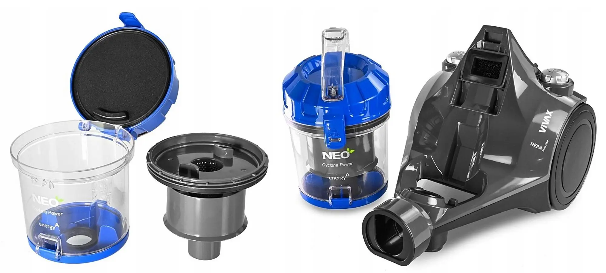 Aspirator Vivax Neo VCC-700B (Black/Blue)