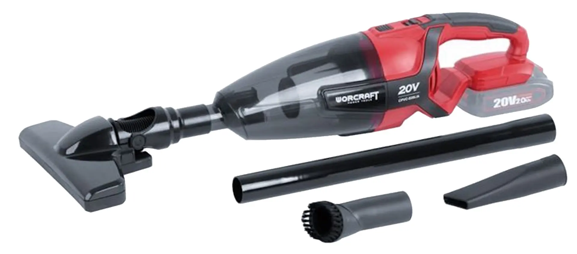Ручной пылесос Worcraft CPVC-S20LiA (Black/Red)