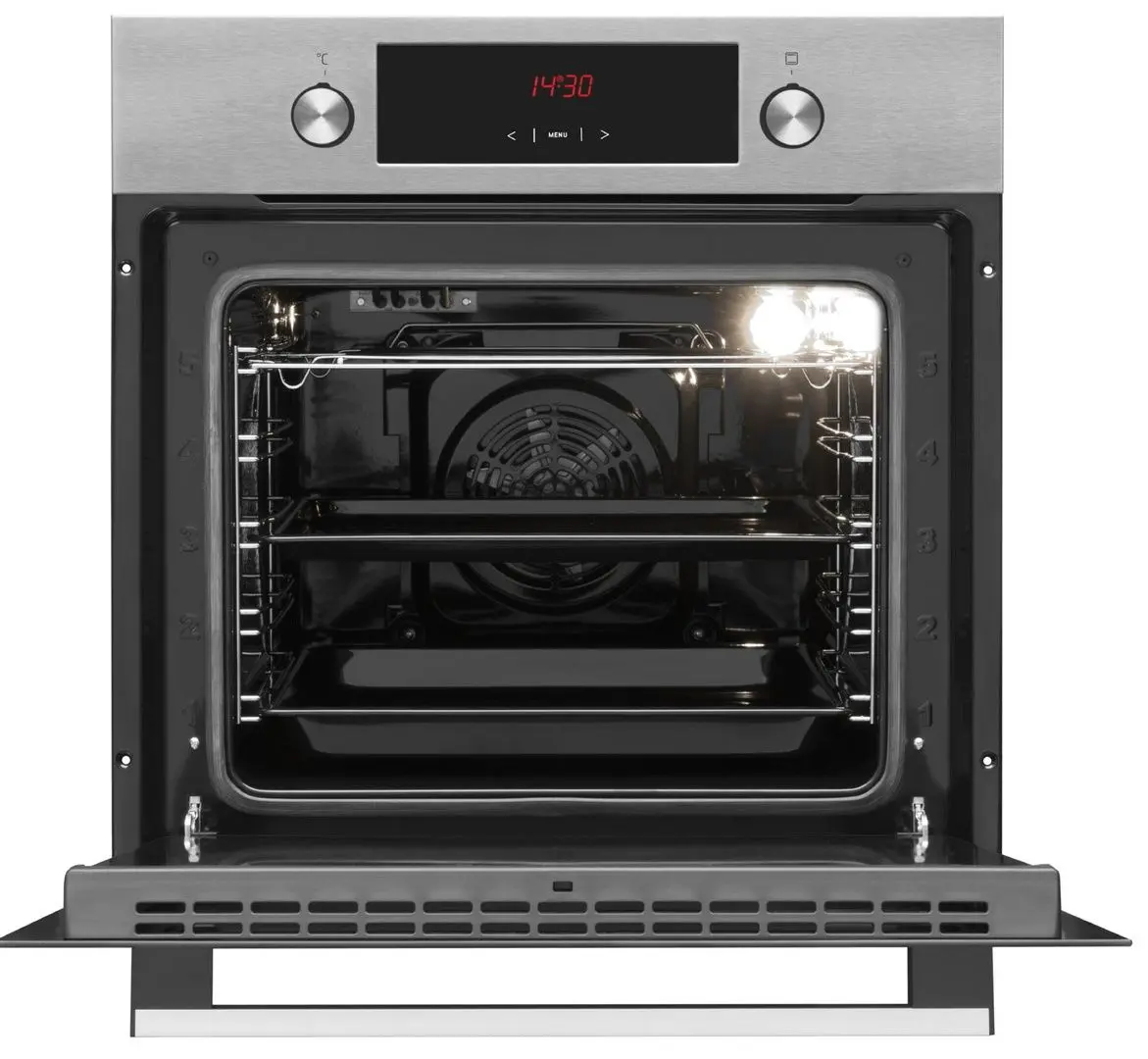 Встраиваемая электрическая духовка Amica Fine EB7541H (Inox/Black) - 11