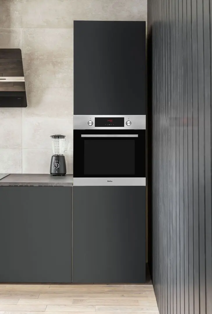 Встраиваемая электрическая духовка Amica Fine EB7541H (Inox/Black) - 4