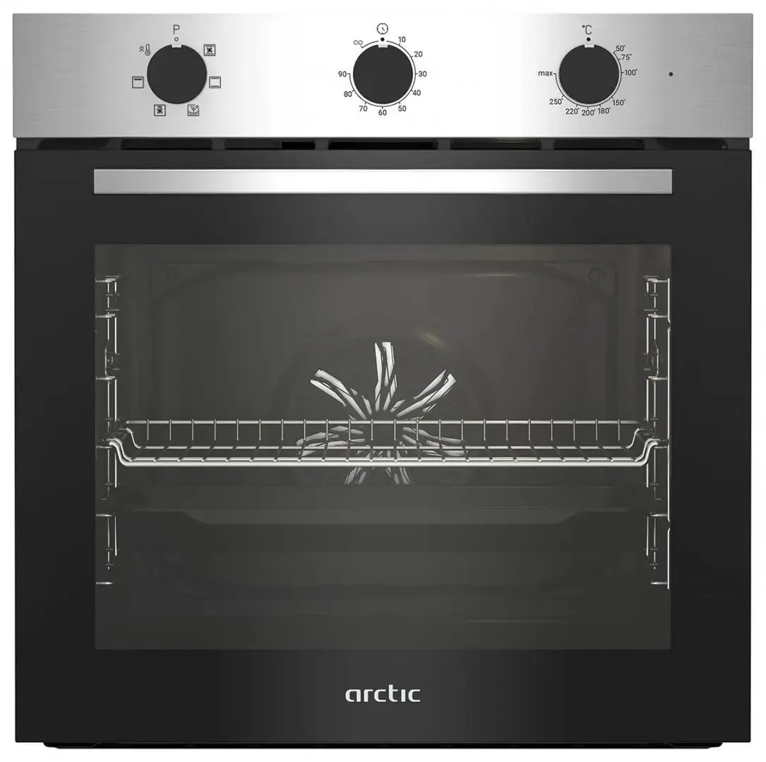 Встраиваемая электрическая духовка Arctic ARVIE1110XD (Inox/Black)