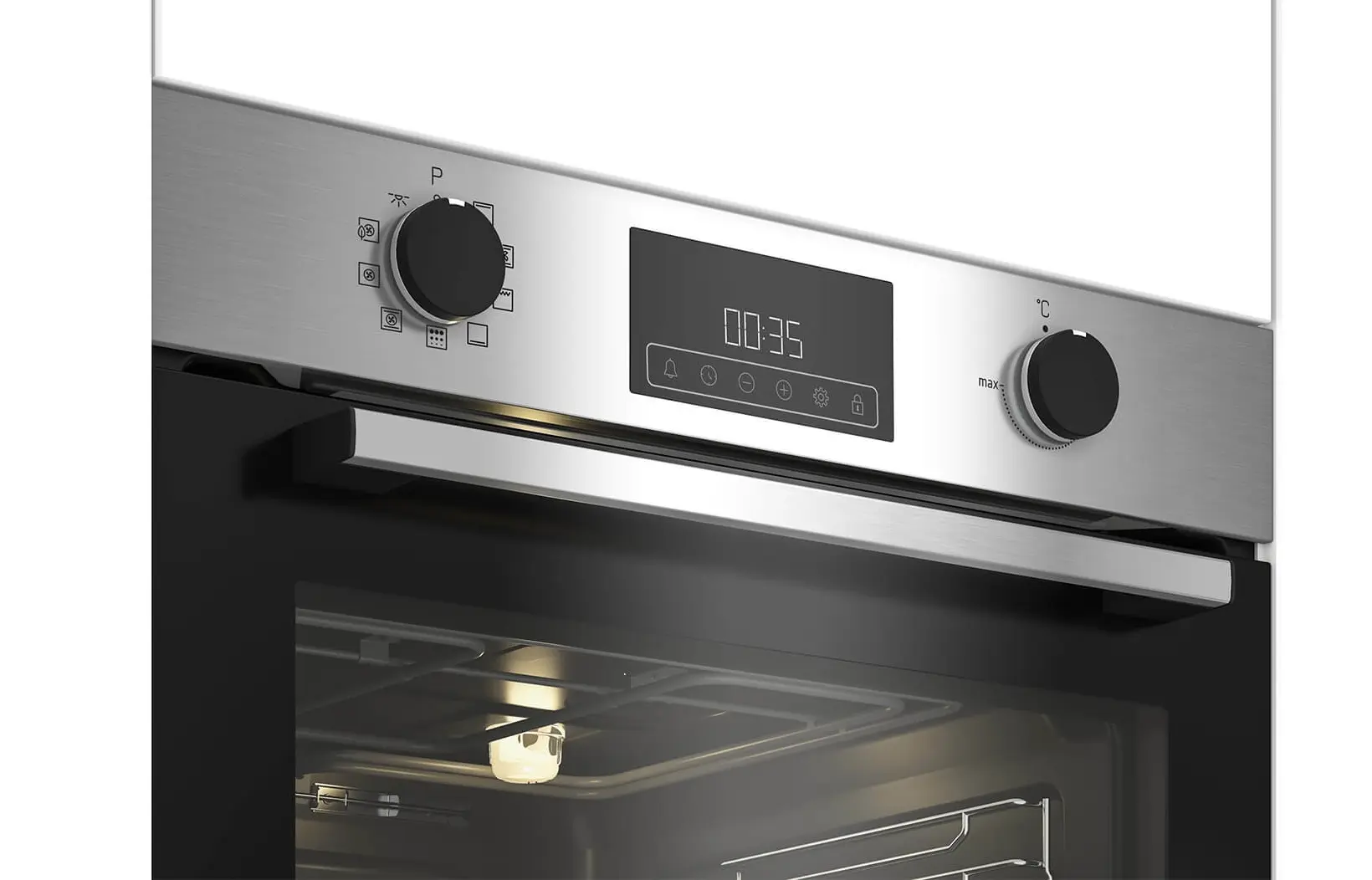 Встраиваемая электрическая духовка Arctic ARVIM1830XMP (Inox/Black) - 4