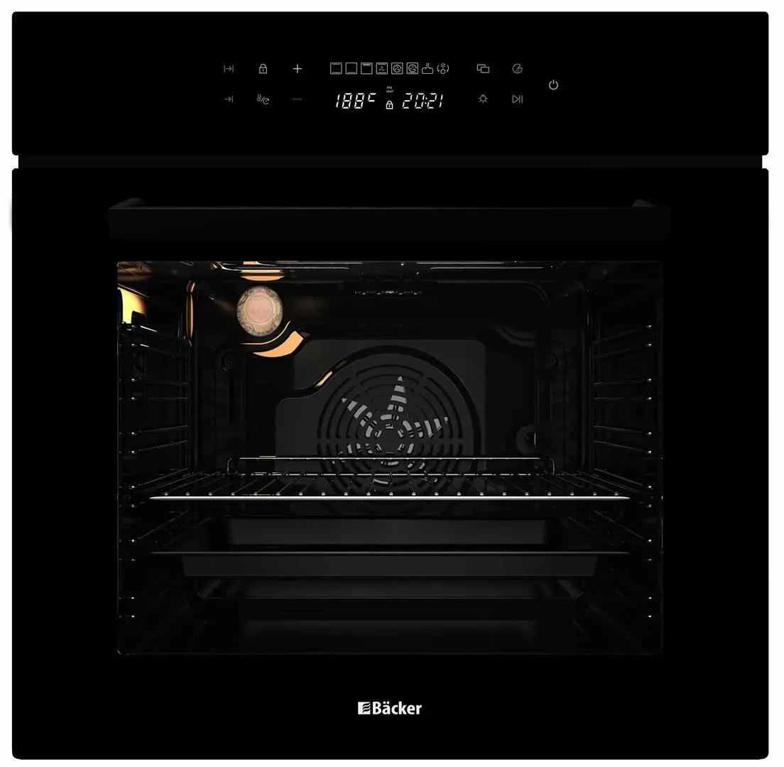 Cuptor electric incorporabil Backer Riki 11 Sensor BL GL (Black)