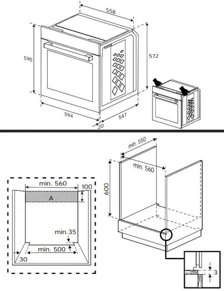Cuptor electric incorporabil Beko BBIS17300BSEA (Black)