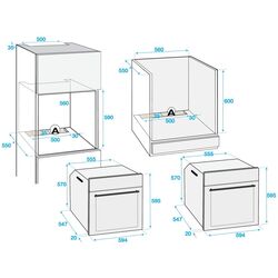 Встраиваемая электрическая духовка Beko BIM24300WS (White) Thumb
