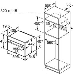 Cuptor electric incorporabil Bosch CMG656BS1 (Inox) Thumb