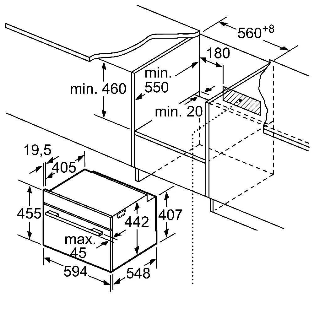 Встраиваемая электрическая духовка Bosch CMG7761B1 (Black)