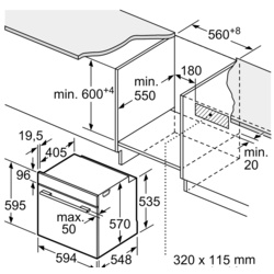 Cuptor electric incorporabil Bosch HBA534BB3 (Black) Thumb