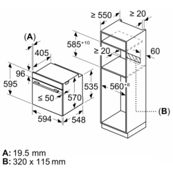 Cuptor electric incorporabil Bosch HBA534EB3 (Black) Thumb