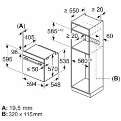 Cuptor electric incorporabil Bosch HBA554EB3 (Black) Thumb