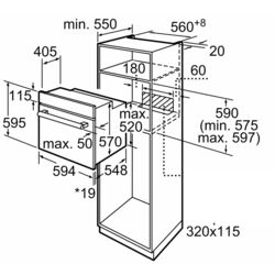 Cuptor electric incorporabil Bosch HBF153BB0 (Black) Thumb