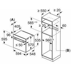 Cuptor electric incorporabil HBG539EB0 (Black) Thumb