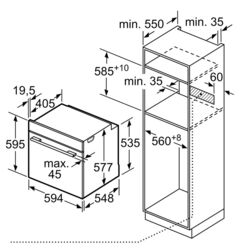 Cuptor electric incorporabil Bosch HBG633NS1 (Inox) Thumb