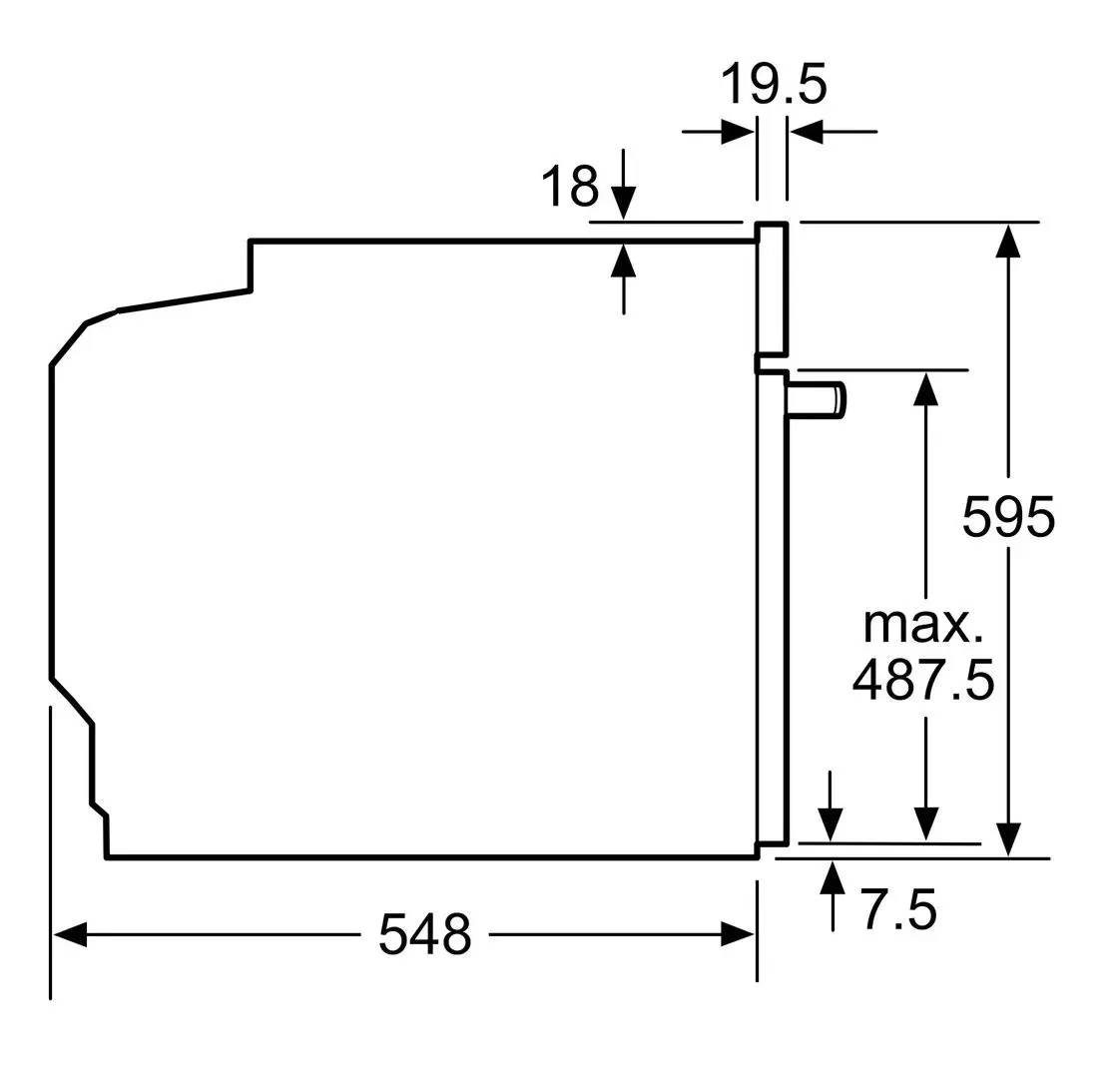 Cuptor electric incorporabil Bosch HBG675BB1 (Black)