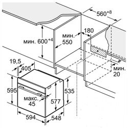 Cuptor electric incorporabil Bosch HMG636RS1 (Inox) Thumb