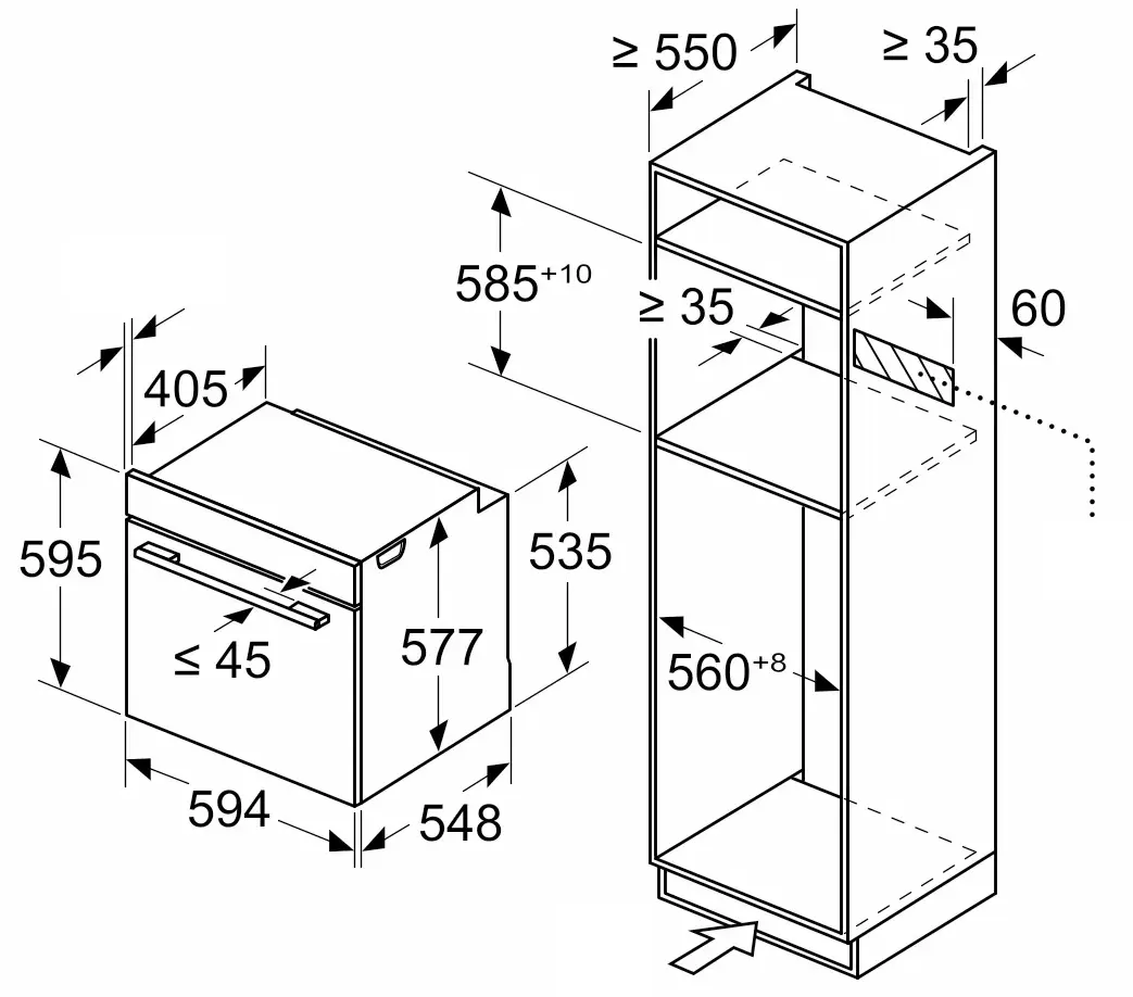 Встраиваемая электрическая духовка Bosch HMG776NB1 (Black) - 6