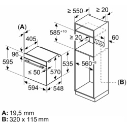 Cuptor electric incorporabil Bosch HQA534BB3 (Black) Thumb