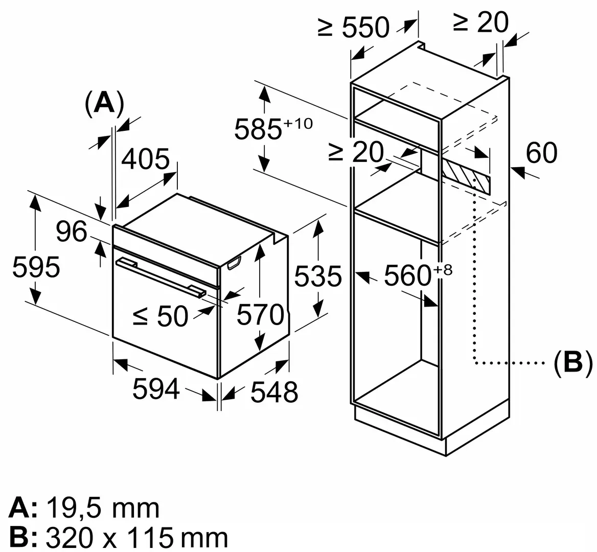 Cuptor electric incorporabil Bosch HQA534BB3 (Black)