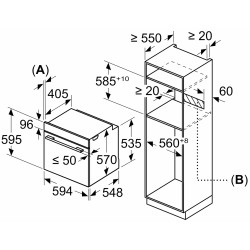 Cuptor electric incorporabil Bosch HRG532EB3 (Black) Thumb