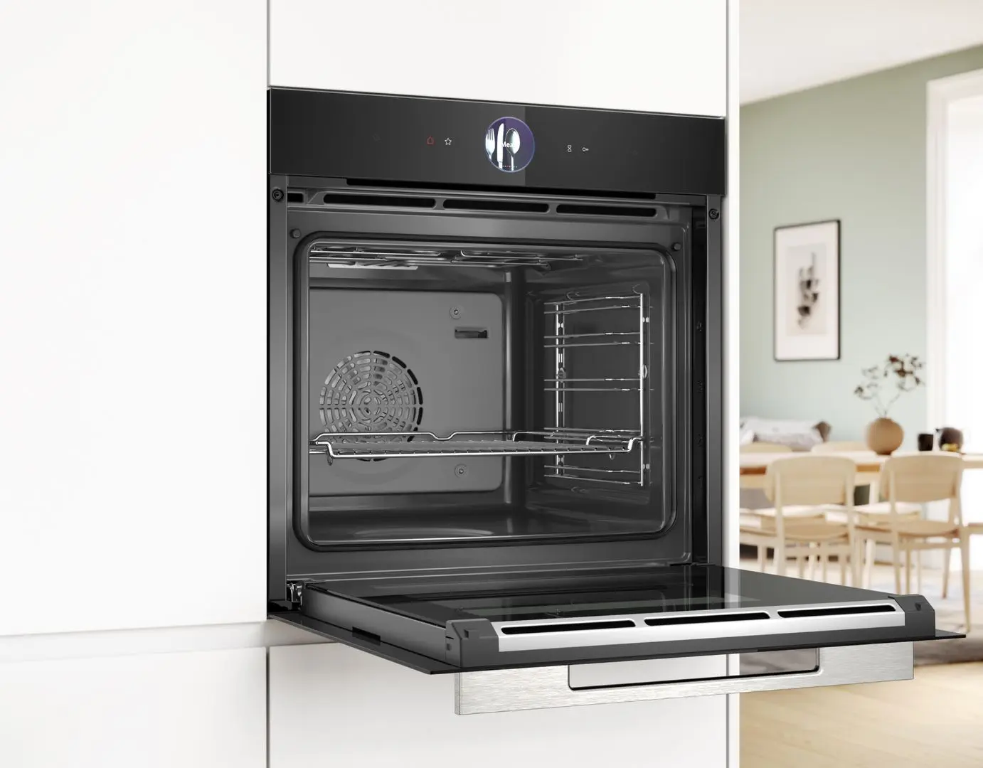 Встраиваемая электрическая духовка Bosch HSG7361B1 (Black)