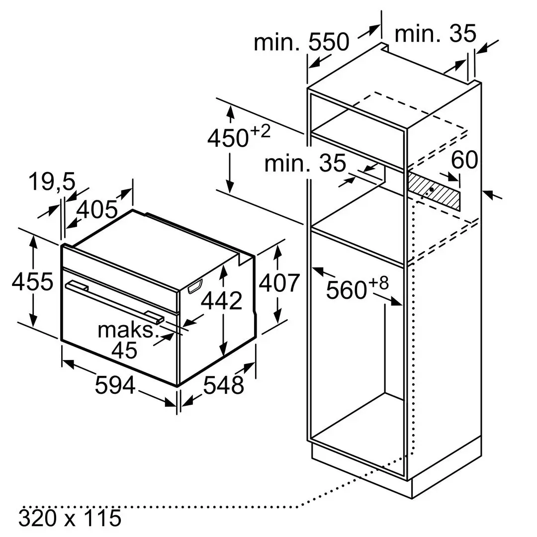 Встраиваемая электрическая духовка Bosch CBG635BS3 (Inox/Black)