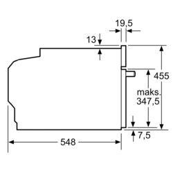 Встраиваемая электрическая духовка Bosch CBG635BS3 (Inox/Black) Thumb