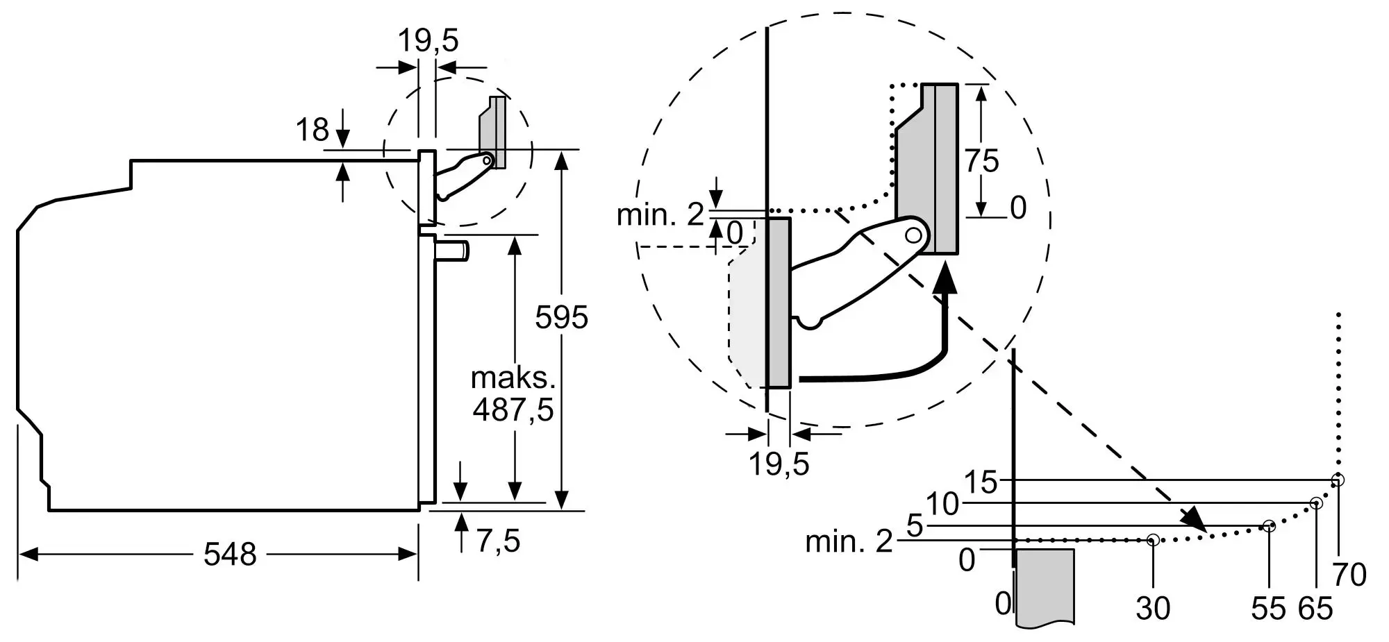 Cuptor electric incorporabil Bosch HSG636BB1 (Black)