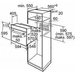 Cuptor electric incorporabil Bosch HBF114ES0 (Inox) Thumb