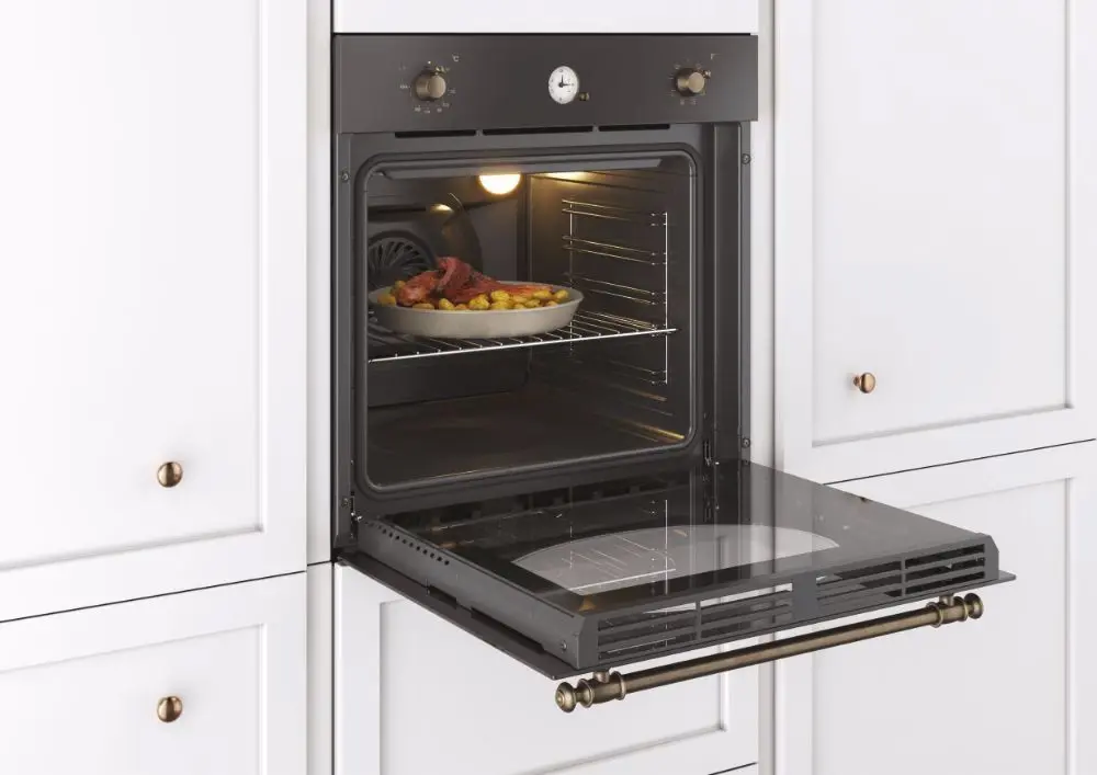 Cuptor electric incorporabil Candy Classic FCR 824 GH/E (Black)