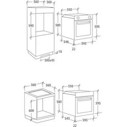 Cuptor electric incorporabil Candy FCP602X/E (Black/Inox) Thumb