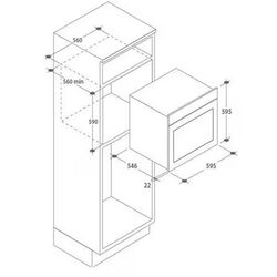 Cuptor electric incorporabil Candy FCXP615X/E (Inox) Thumb
