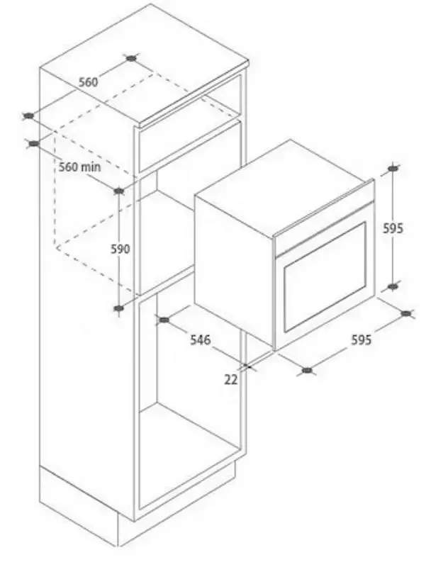 Cuptor electric incorporabil Candy FCXP615X/E (Inox)
