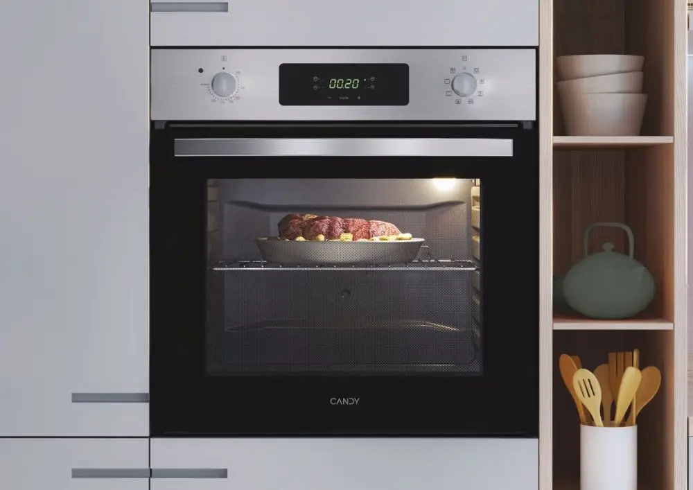 Cuptor electric incorporabil Candy FIDC X665/1 (Silver/Black)