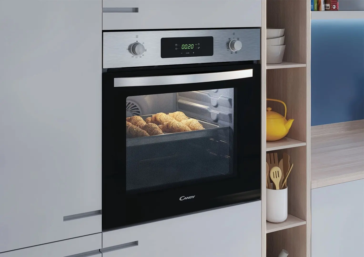 Cuptor electric incorporabil Candy Idea FIDC X605 L (Inox/Black)