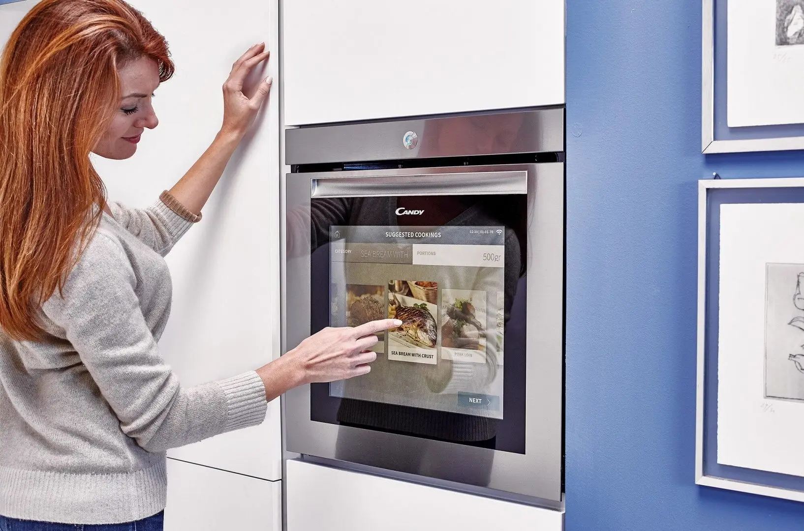 Cuptor electric incorporabil Candy WATCH-TOUCH (Inox)