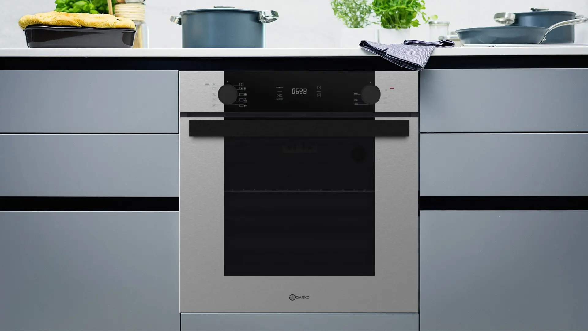 Встраиваемая электрическая духовка Darko B11FGRG (Inox/Black)
