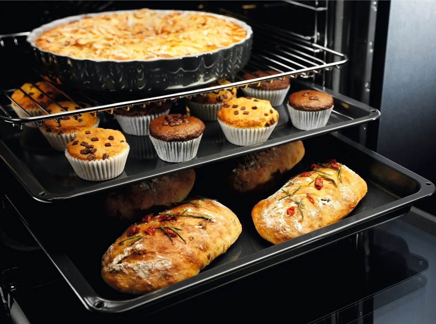 Встраиваемая электрическая духовка Electrolux EOF3H40BW (White) - 6