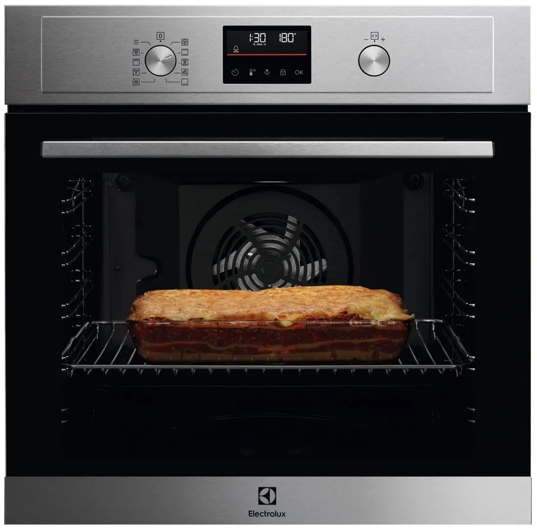 Встраиваемая электрическая духовка Electrolux EOF4P56X (Black/Inox)