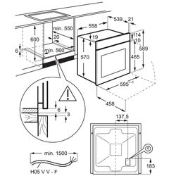 Cuptor electric incorporabil Electrolux SurroundCook 600 EOF3H00BX (Black/Inox) Thumb