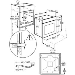 Cuptor electric incorporabil Electrolux SurroundCook 600 EOF3H50BX (Black/Inox) Thumb
