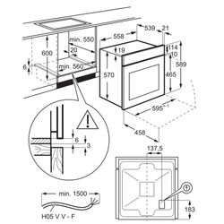 Cuptor electric incorporabil Electrolux SurroundCook 600 EOF5C50BZ (Black) Thumb