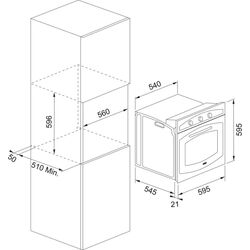 Cuptor electric incorporabil Franke FCO 82 H (Beige) Thumb
